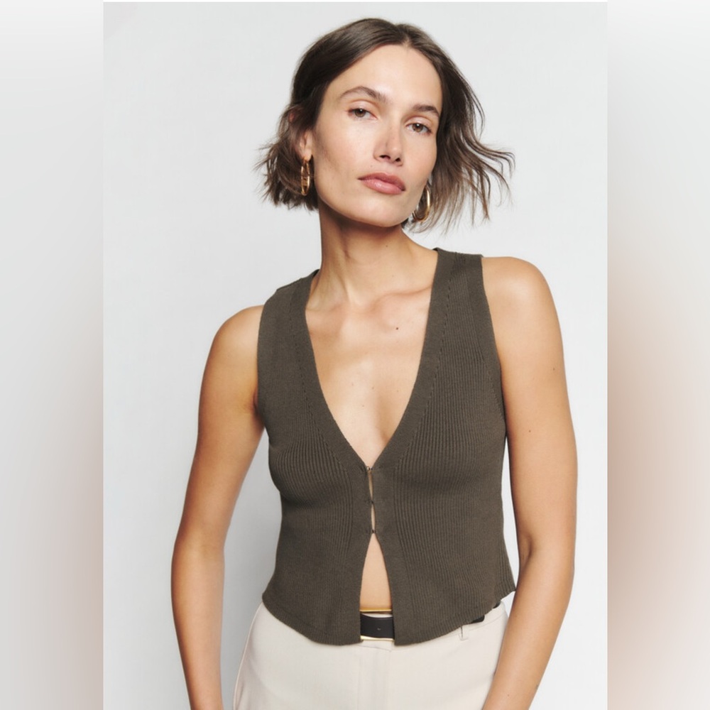 Reformation Myrtle Cotton Sweater